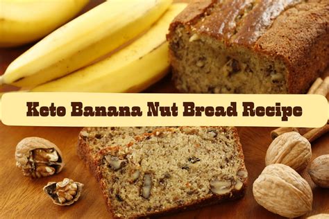 Keto Banana Nut Bread Recipe Low Carb Bread Perfect For A Healthy