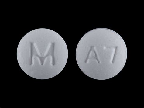 Pill Finder M A7 White Round