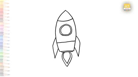 Rocket Ship Drawing Space Drawings Easy Ideas How To Draw Rocket