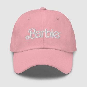 Barbie Classic Logo Pink Baseball Hat - 2460342_7858 BarbiePedia