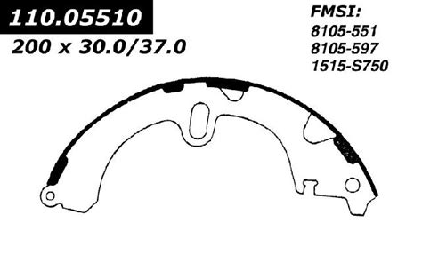 Go Parts Replacement For 1984 2002 Toyota Corolla Rear Drum Brake Shoe