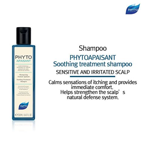 Phyto Apaisant Shampoo 250ml Soothing Treatment Shampoo Sensitive And Irritated Scalp Shopee