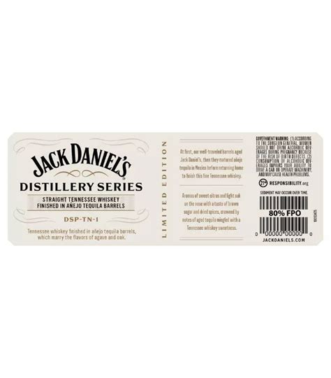 Buy Jack Daniel’s Distillery Series Finished in Anejo Tequila Barrels ...