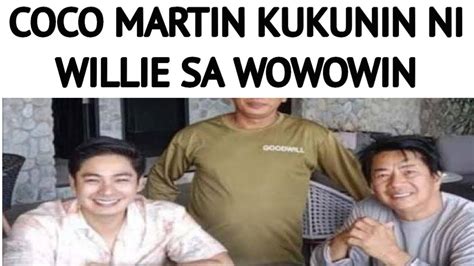 COCO MARTIN KUKUNIN NI WILLIE REVILLAME SA WOWOWIN YouTube