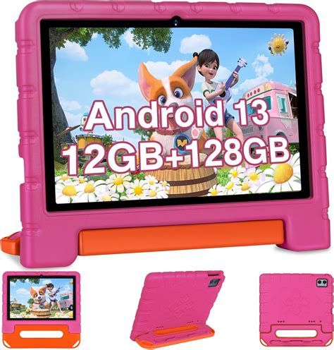 tablet infantil Android 13 tabletas para niños de 10 pulgadas con funda