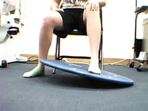 Jacqueline Ankle Rehab Basics Baps Board Inversion And Eversion