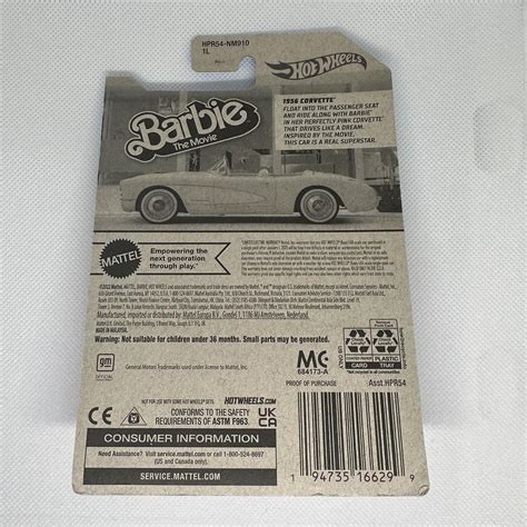 Hot Wheels Barbie The Movie Corvette Depop