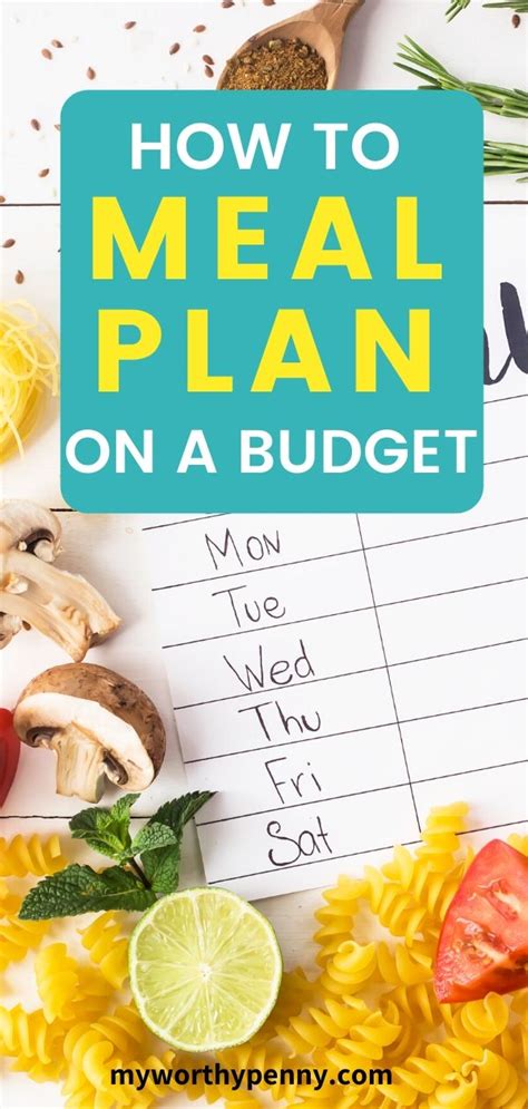 How To Meal Plan On A Budget In 2021 (Step By Step Guide) - My Worthy Penny