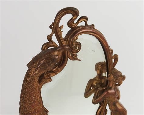 Proantic Miroir De Table Art Nouveau