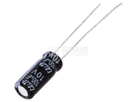 Capacitor Electrolyte 100uf 10v Tht Ф5x11mm At Best Price Vikiwat