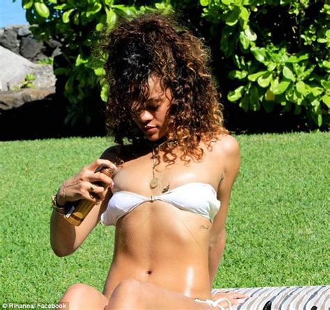 Rihanna Goes Topless As She Flings Off Her String Bikini In Saucy Hawaii Holiday Snaps Daily