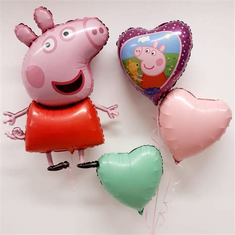 Peppa Pig Balloon Bunch Package - Confetti Balloons