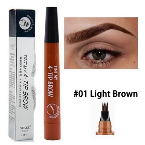 Tint My 4 Tip Brow Liquid Eyebrow Pen Royalchoice Lashes Store