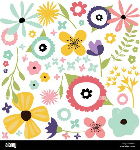 Seamless Floral Pattern Fabric Texture Stock Vector Image Art Alamy