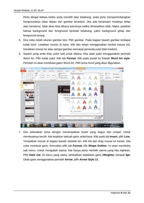 PDF Lesson 6 Dasar Dasar Presentasi 1 Workspace