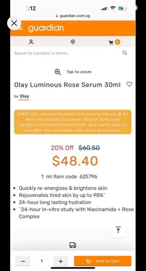 Olay Rose Serum Beauty Personal Care Face Face Care On Carousell