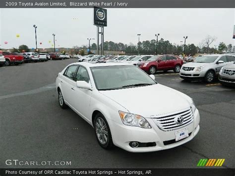 Blizzard White Pearl Toyota Avalon Limited Ivory Interior