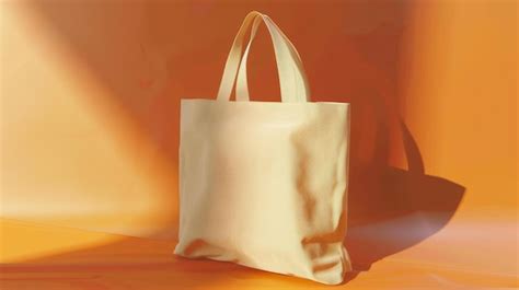 Premium Photo Minimalistdesigned Ecosustainable Canvas Tote Bag Mockup