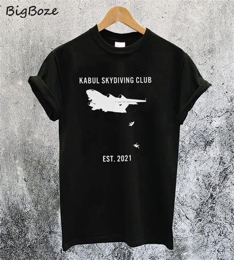 Kabul Skydiving Club T Shirt Kabul Skydiving Club T Shirt