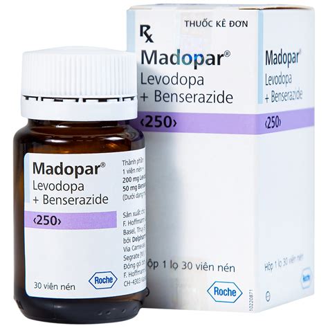 Madopar 250mg ch 30 CÔNG TY TNHH MỘT THÀNH VIÊN DƯỢC SÔNG HẬU