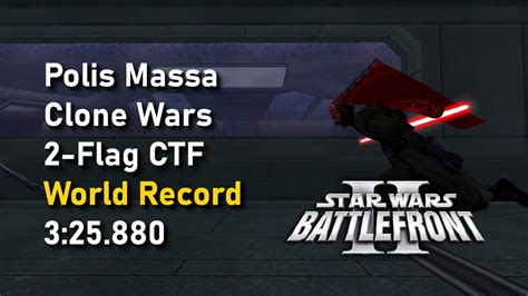 PB Star Wars Battlefront II 2005 Speedrun Polis Massa CTF CW