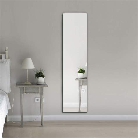 Full Length Frameless Wall Mirror Adu