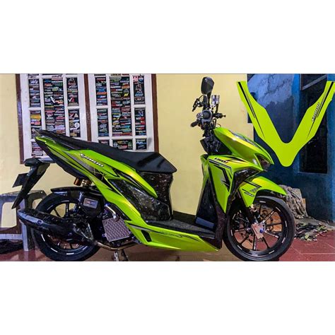 Jual Stiker Striping Transparan Vario New 125 150 2018 2019 2020 2021 Simpel Elegan Custom