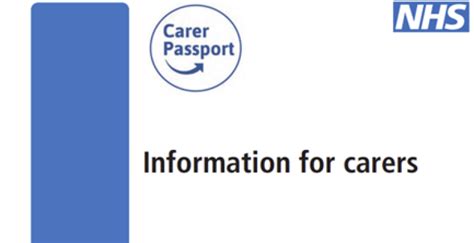 Carer Passport Healthwatch Isles Of Scilly