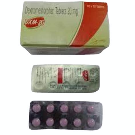 Dextromethorphan tablets DXM 20 mg, 10 Tabs Per Strip at Rs 80/stripe ...