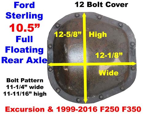 Id My Ford Sterling 10 5 Rear Axle