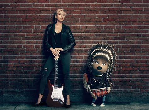 Scarlett Johansson Rocks With Her Porcupine Sing Character E News