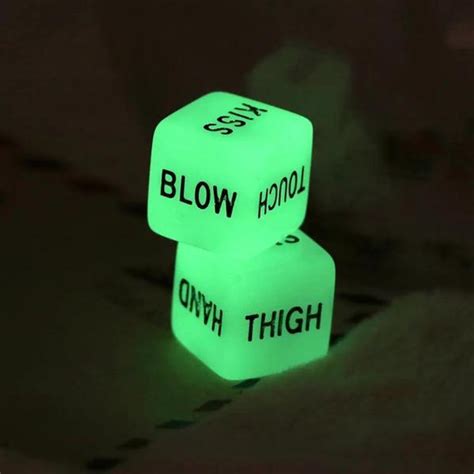 Glow In The Dark Sex Dice Roll The Dice And Know Your Fate