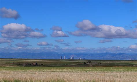 Downtown Denver with Rocky Mountains on Behance