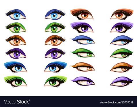 Female eyes Royalty Free Vector Image - VectorStock