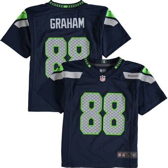 Nike Jimmy Graham Seattle Seahawks Gray Youth Alternate Game Jersey