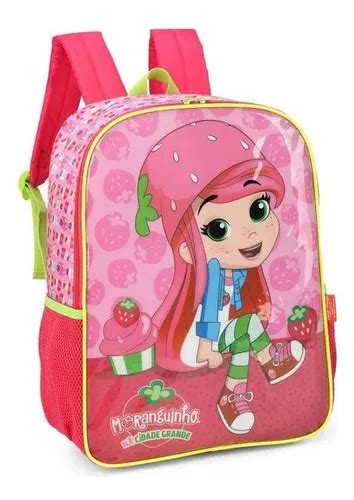 Mochila De Costas Luxcel Moranguinho Is Mg Pk Rosa Frete Gr Tis