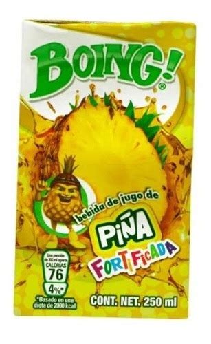 Boing Jugo Sabor Pulpa De Pi A Fortificada Ml Eurotruck Mexico