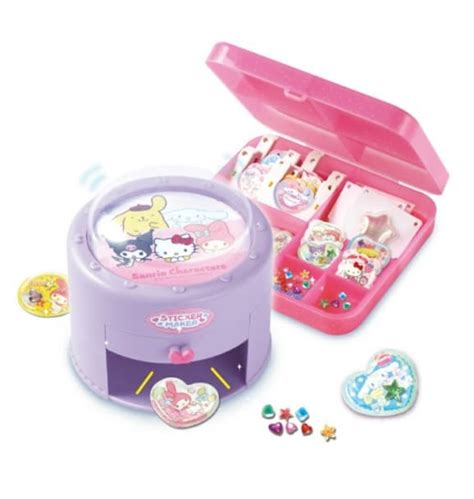 Sanrio Characters 3D Shape Sticker Maker Set Toy Hello, 54% OFF