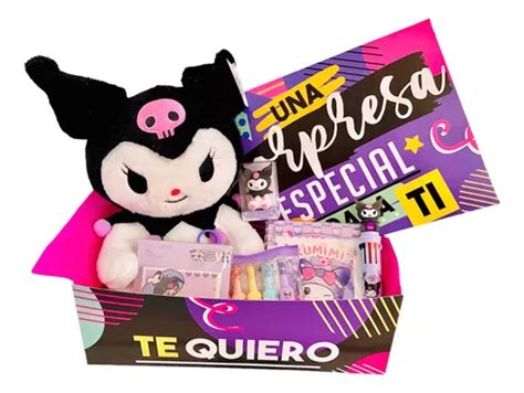 Set De Papelería De Kuromi Sanrio Kawaii Box De Regalo Niña Envío gratis