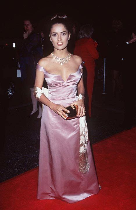 Pink Satin Evening Gown Salma Hayek Satin Dress Long Satin Evening