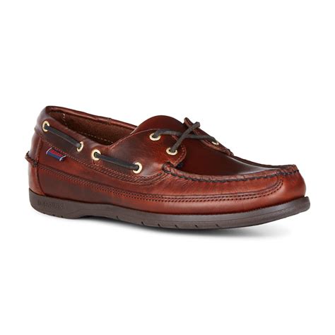 Sebago Mens Schooner Leather Docksides Boat Shoes Retro Star