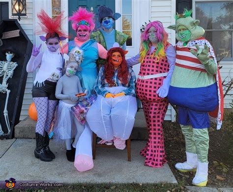 Trolls Family Costume