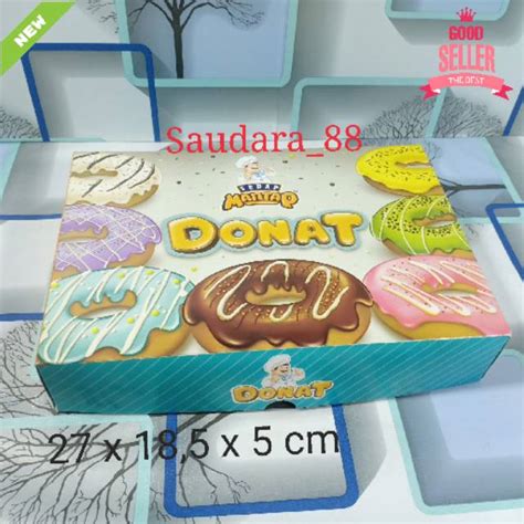 Jual Dus Box Kardus Wadah Tempat Donat Sedap Mantap X Cm