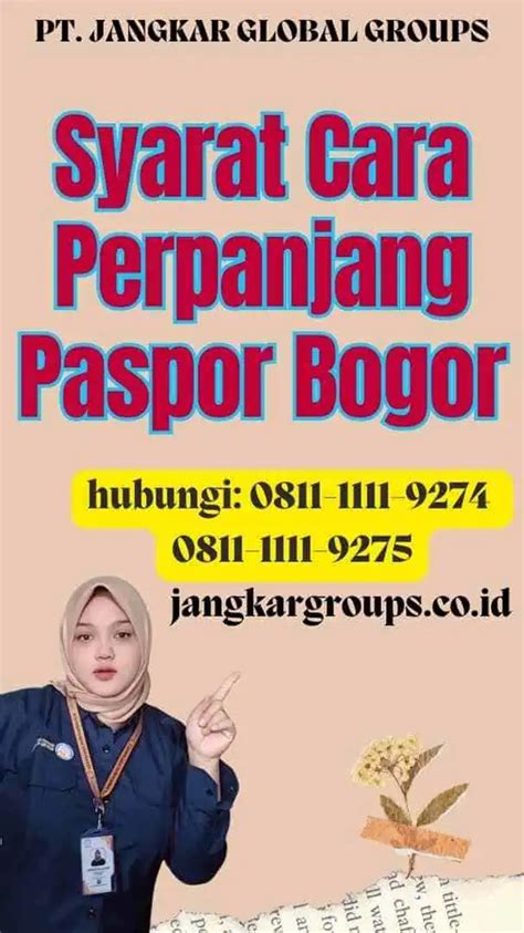 Cara Perpanjang Paspor Bogor Panduan Lengkap Jangkar Global Groups