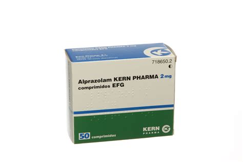 Alprazolam Kern Pharma EFG 2 Mg 50 Compr