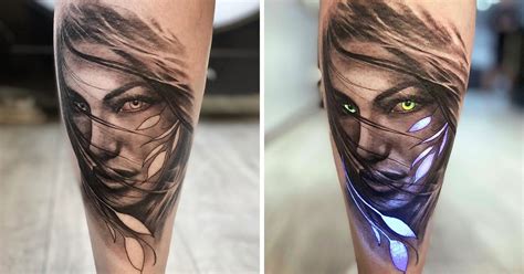 Um Artista Faz Tatuagens Que Brilham No Escuro E Ficamos Surpresos