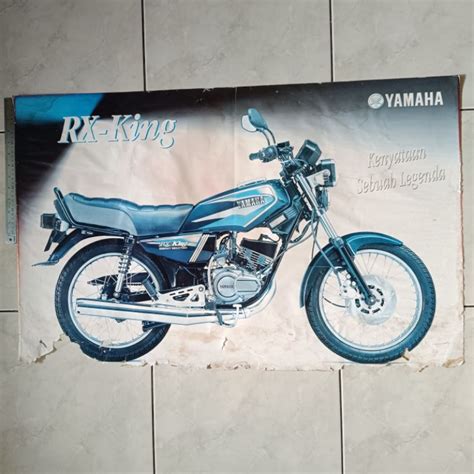 Jual Poster Brosur Katalog Iklan Jumbo Jadul Lawas Ex Dealer Yamaha Rx