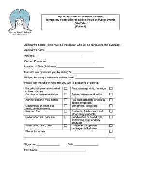 Fillable Online Tsirc Qld Gov Application For Provisional Licence