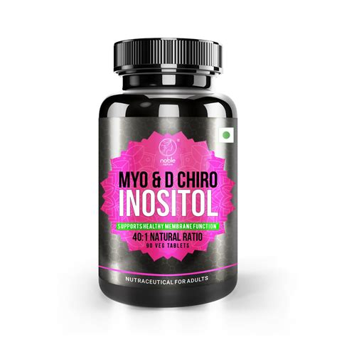 Buy Noble Nature PCOS Balance Supplement 90 Veg S Myo Inositol D