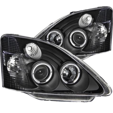 Garage16 HONDA CIVIC 02 03 3DR PROJECTOR HEADLIGHTS BLACK W HALO